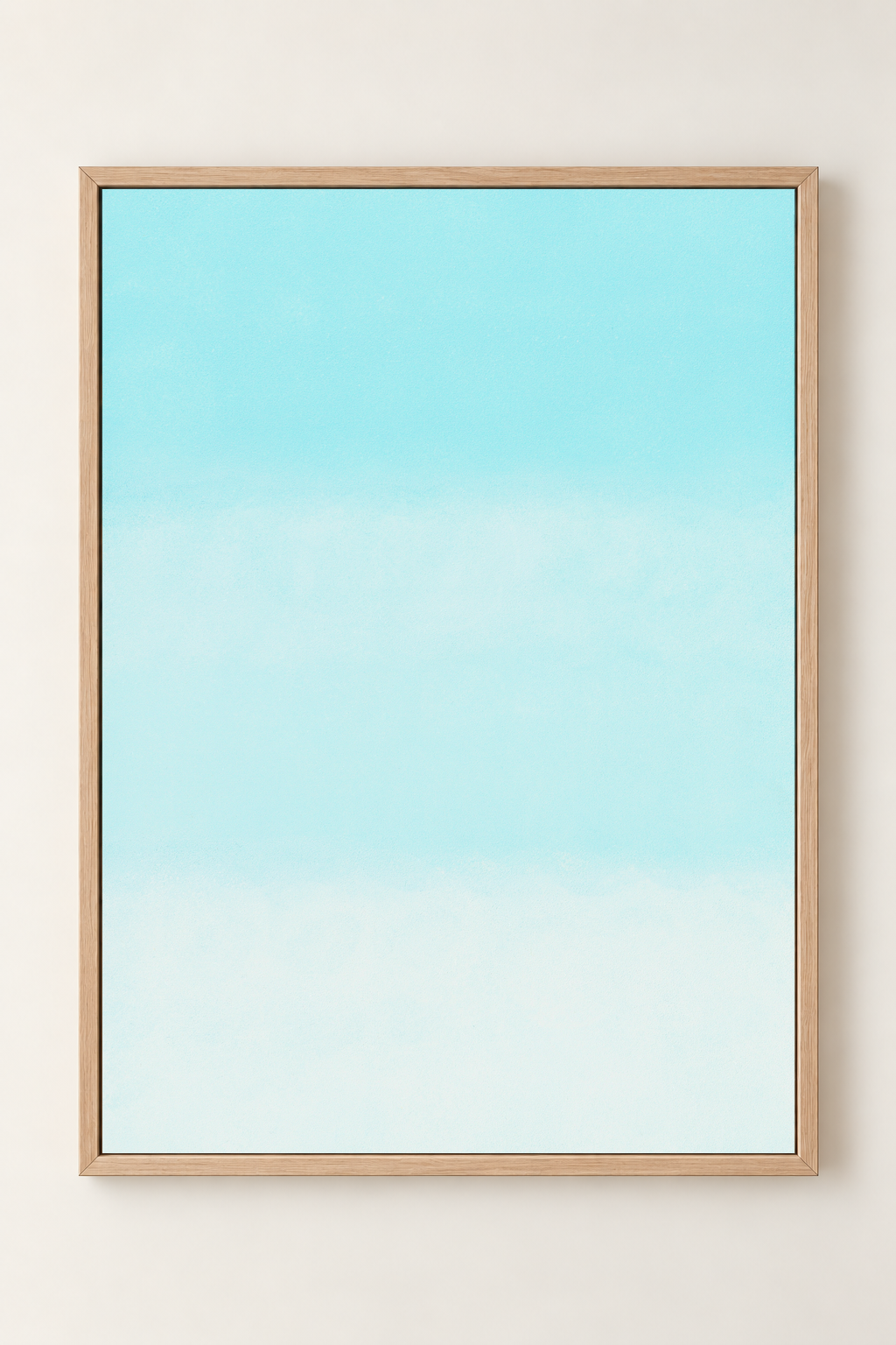 „Blue Calm“ - gerahmt