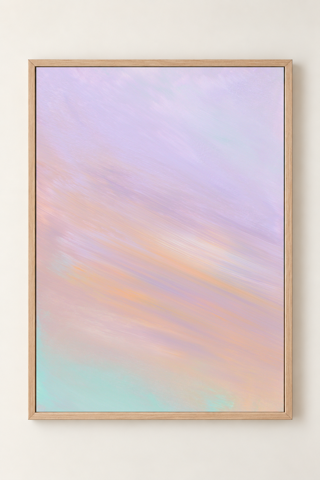 "Lavender Drift" - gerahmt